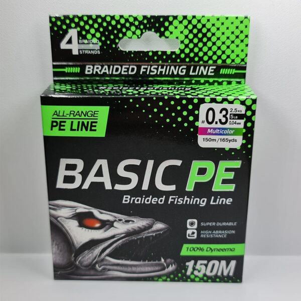 Select Basic PE 150m Multicolor | geflochtene Schnur