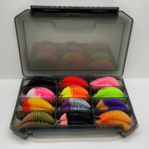 Feinripp-Gummi-Big-Köder Box
