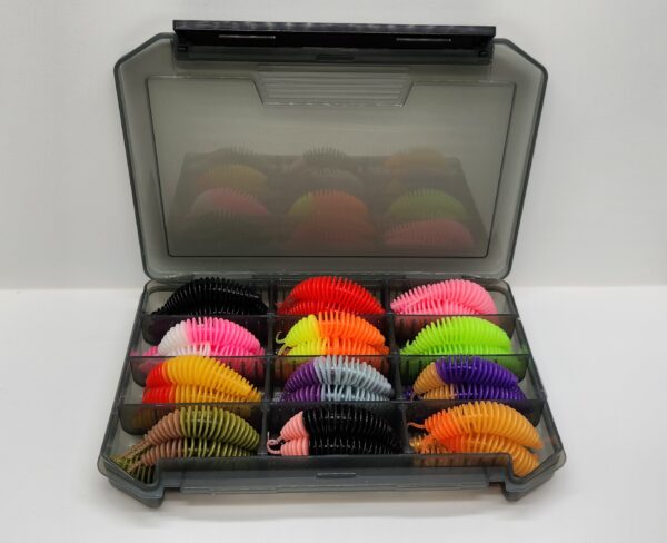 Feinripp-Gummi-Big-Köder Box