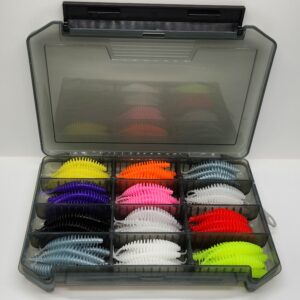 Feinripp-Gummi-Köder Box