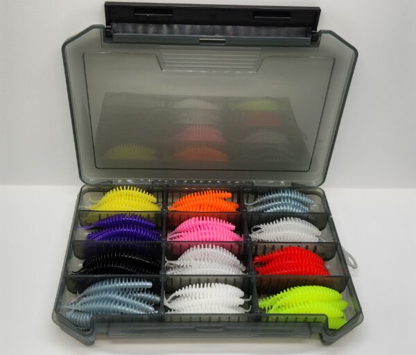 Feinripp-Gummi-Köder Box